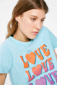 T-shirt with Love print