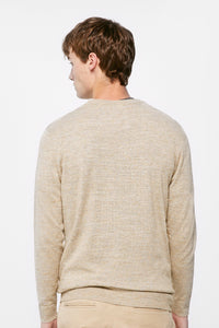 Plain fancy yarn jumper