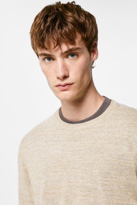 Plain fancy yarn jumper