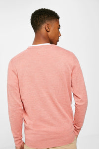 Plain fancy yarn jumper