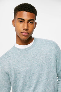 Plain fancy yarn jumper