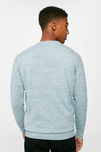 Plain fancy yarn jumper