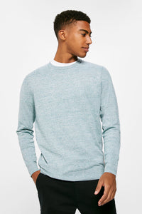 Plain fancy yarn jumper