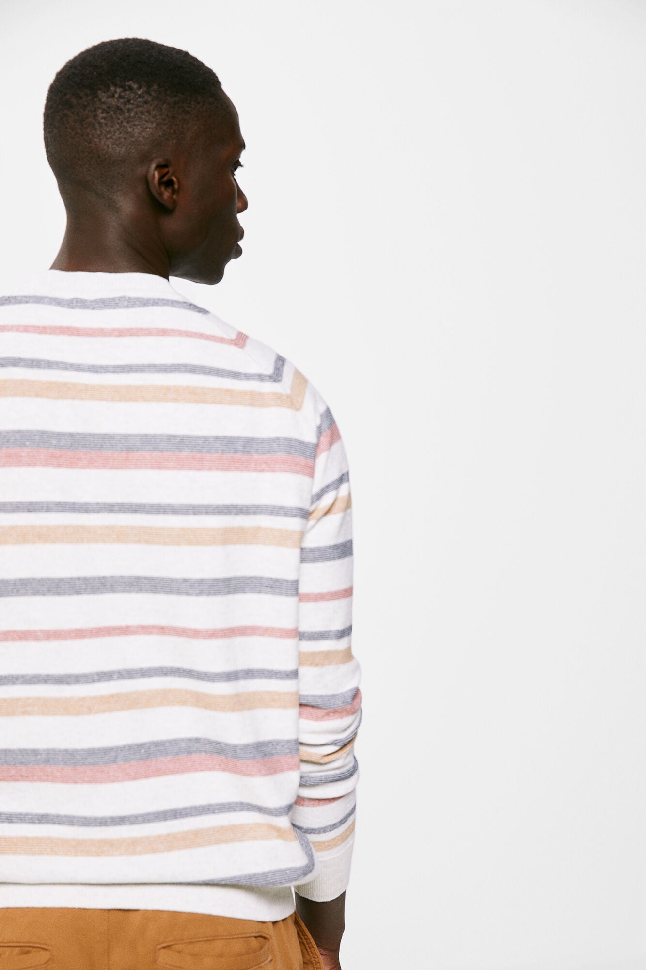 Micro striped jumper