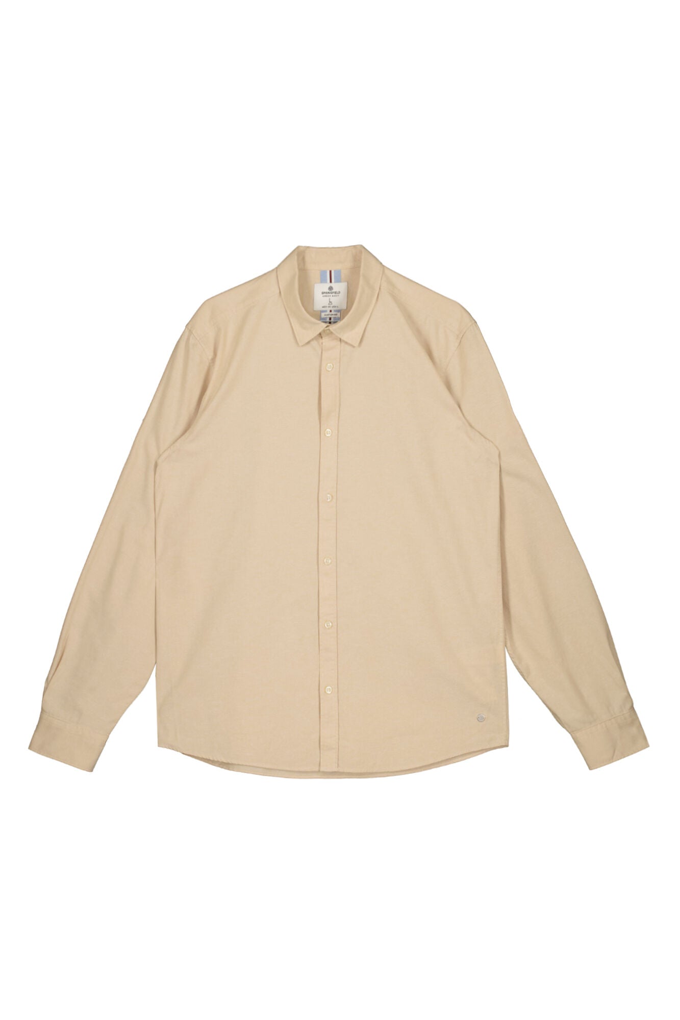 Pinpoint shirt with elbow patches