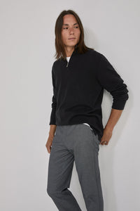 Textured two-tone formal chinos
