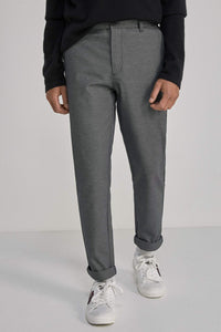 Textured two-tone formal chinos