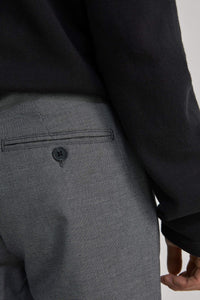 Textured two-tone formal chinos