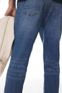 Medium wash slim fit jeans