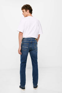 Dark wash slim fit jeans