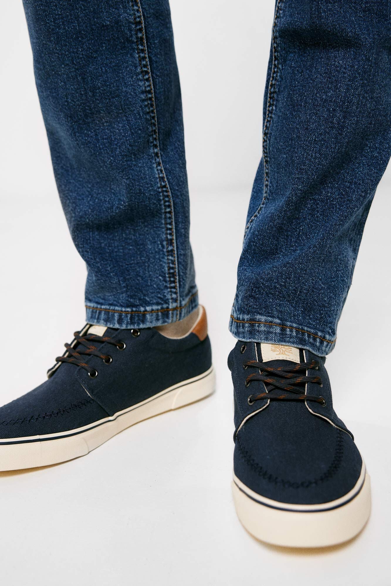 Dark wash slim fit jeans
