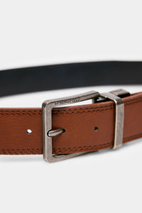 Reversible cowboy belt