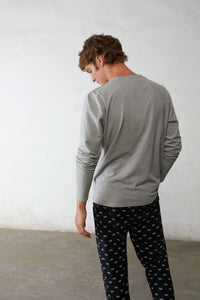 Organic cotton jersey pyjamas