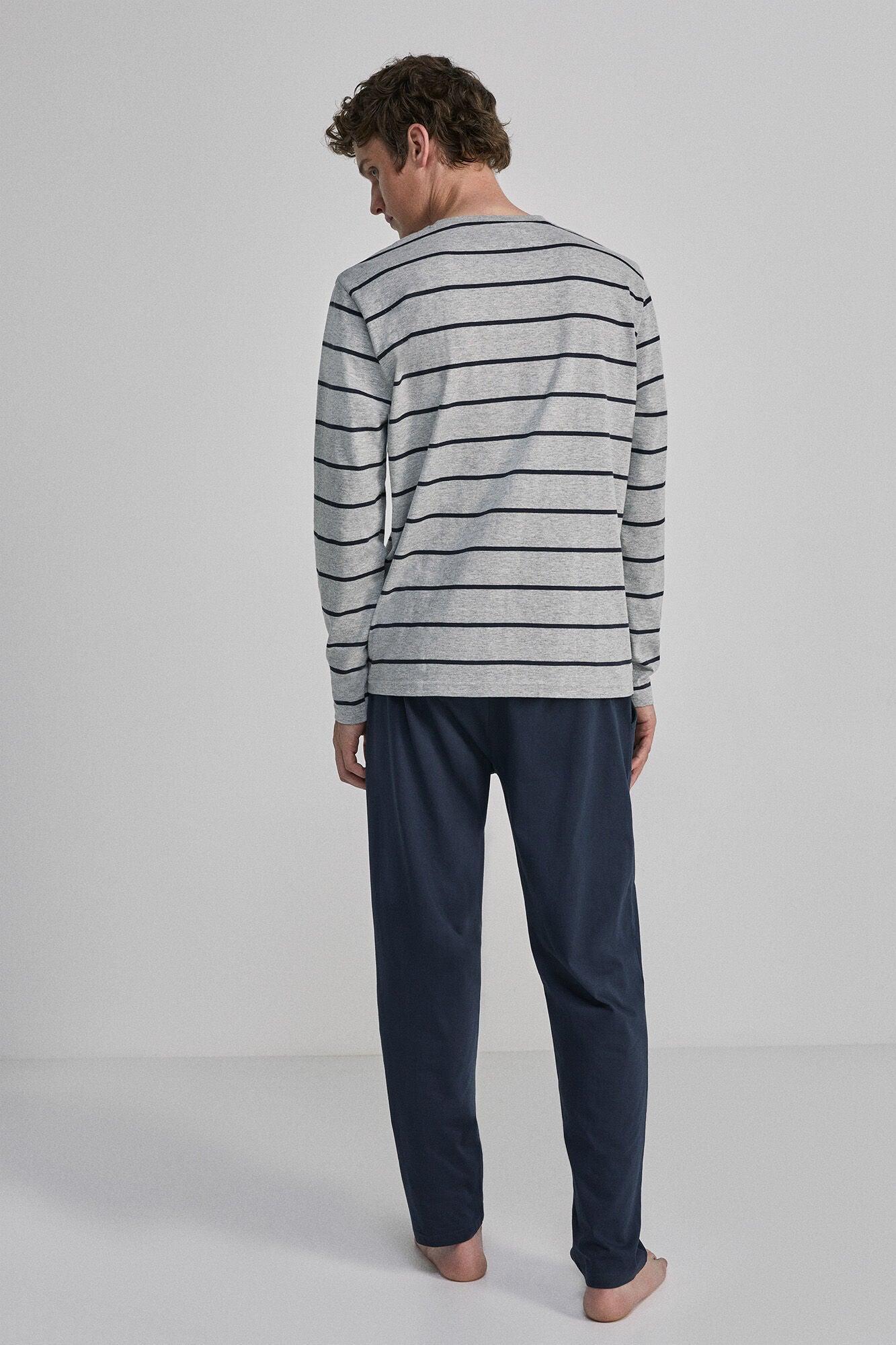 Long stripy pyjamas