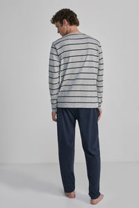 Long stripy pyjamas