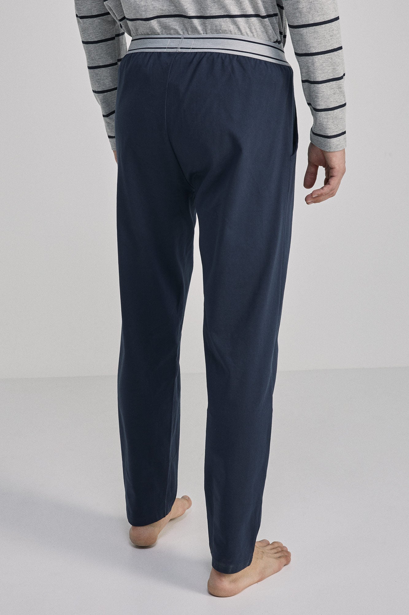 Long stripy pyjamas