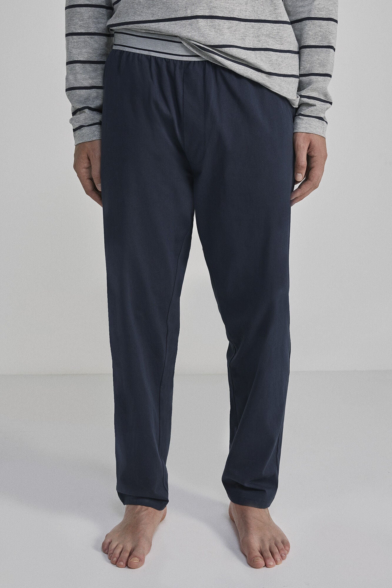 Long stripy pyjamas