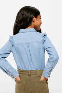 Girls' denim shirt