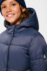 Girl's quilted down jacket