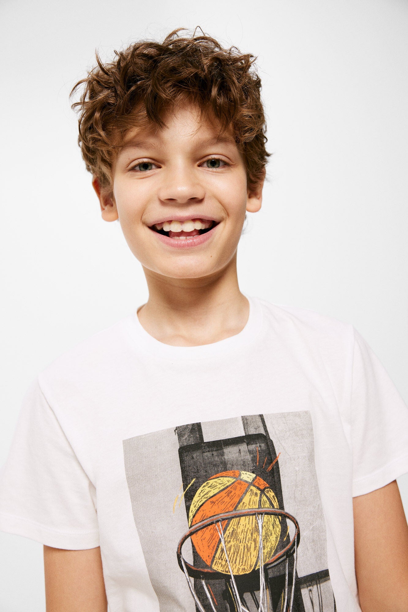 Boys' short-sleeved skate T-shirt