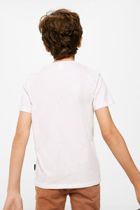 Boys' short-sleeved skate T-shirt