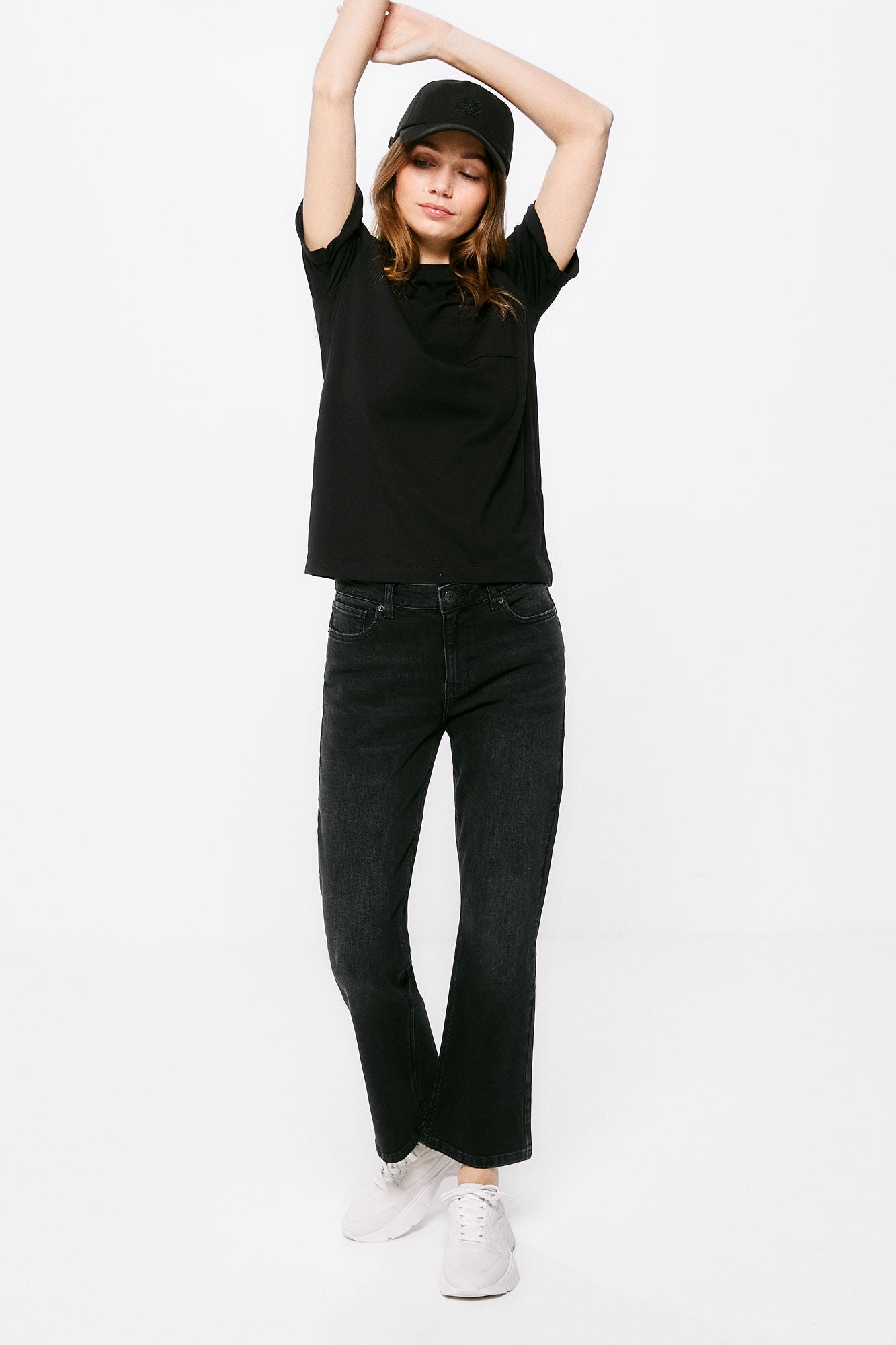Sustainable wash kick flare jeans