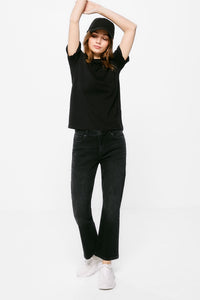 Sustainable wash kick flare jeans