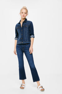 Sustainable wash kick flare jeans