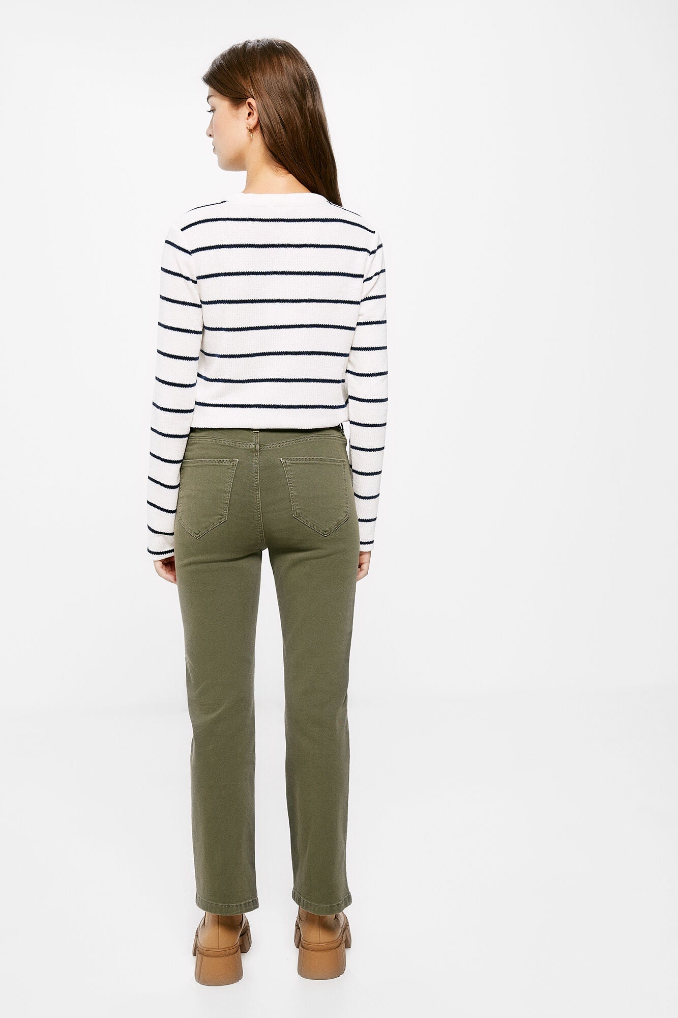 Sustainable wash kick flare jeans