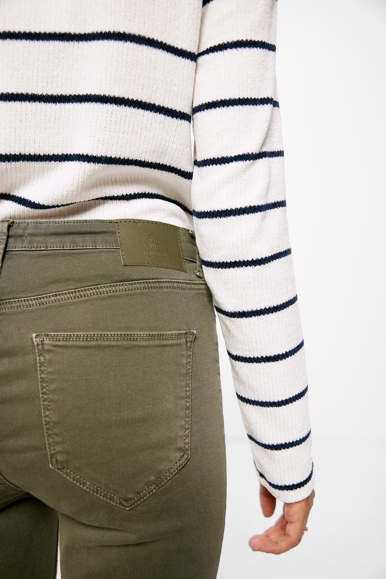 Sustainable wash kick flare jeans