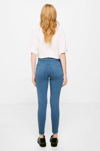 Slim cropped colour jeans