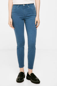 Slim cropped colour jeans