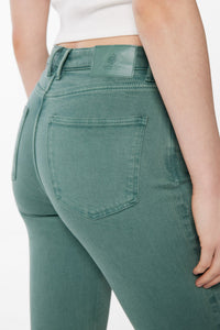 Slim cropped colour jeans