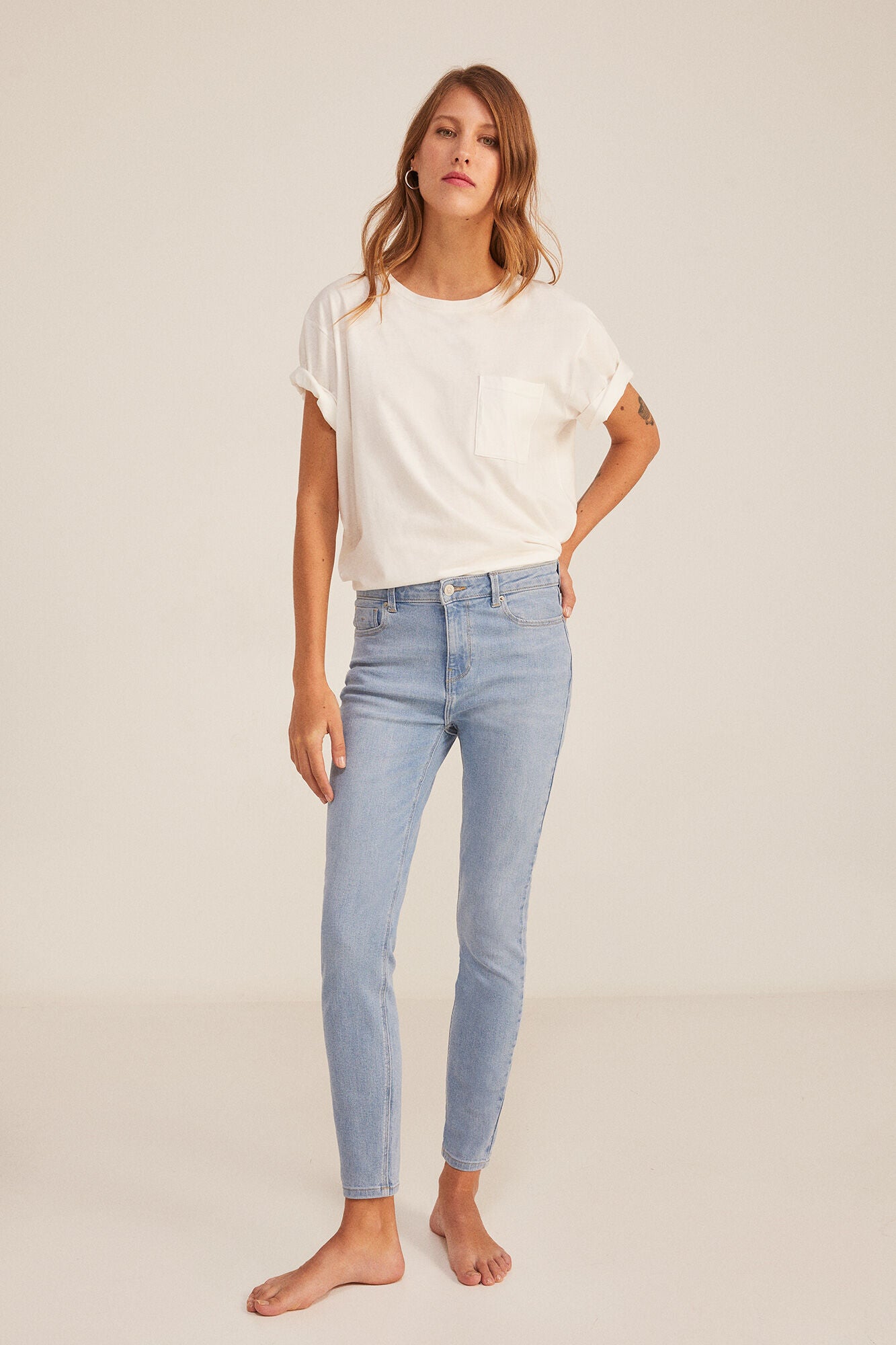 Sustainable Wash Slim Cropped Jeans