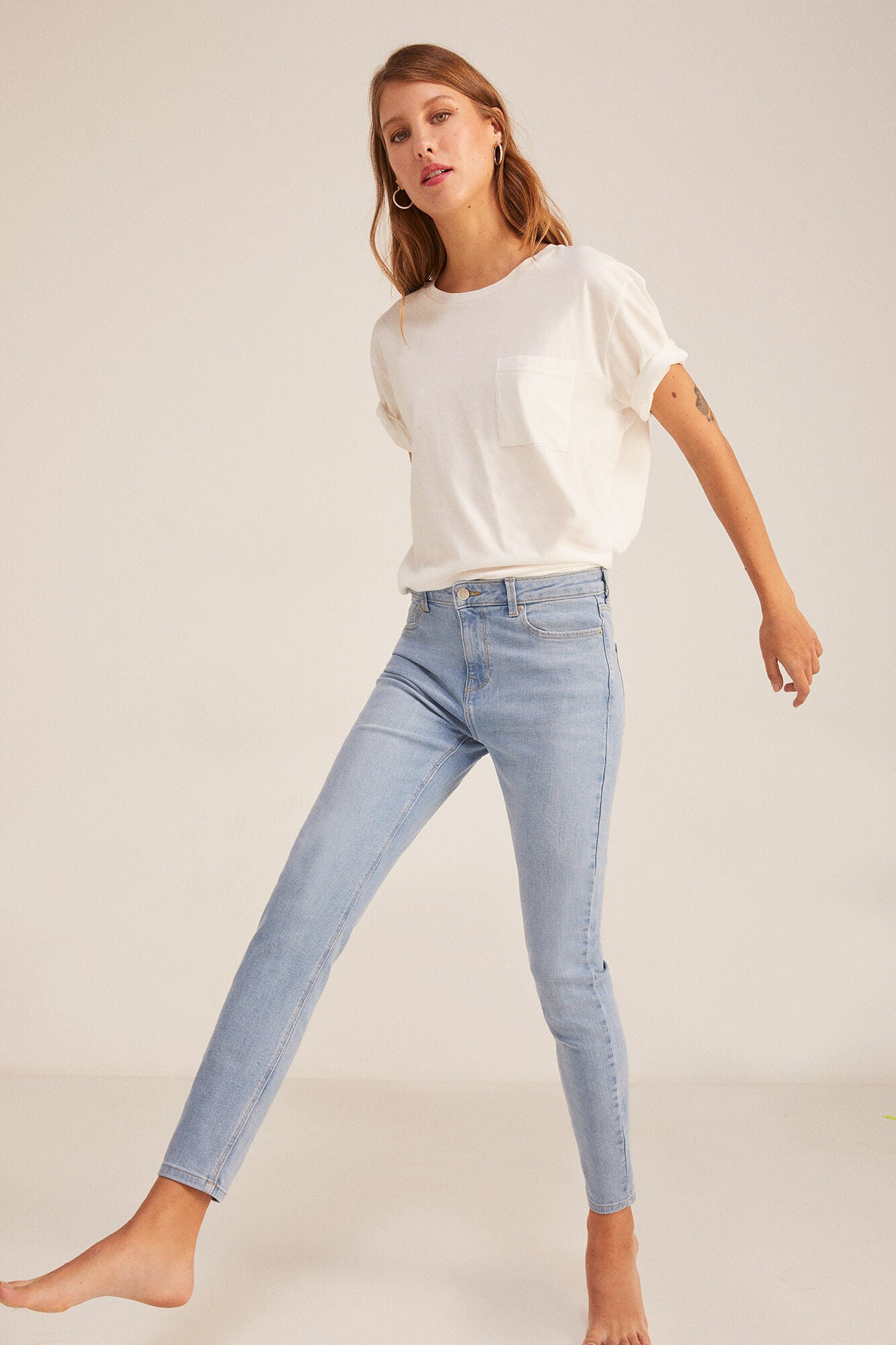Sustainable Wash Slim Cropped Jeans