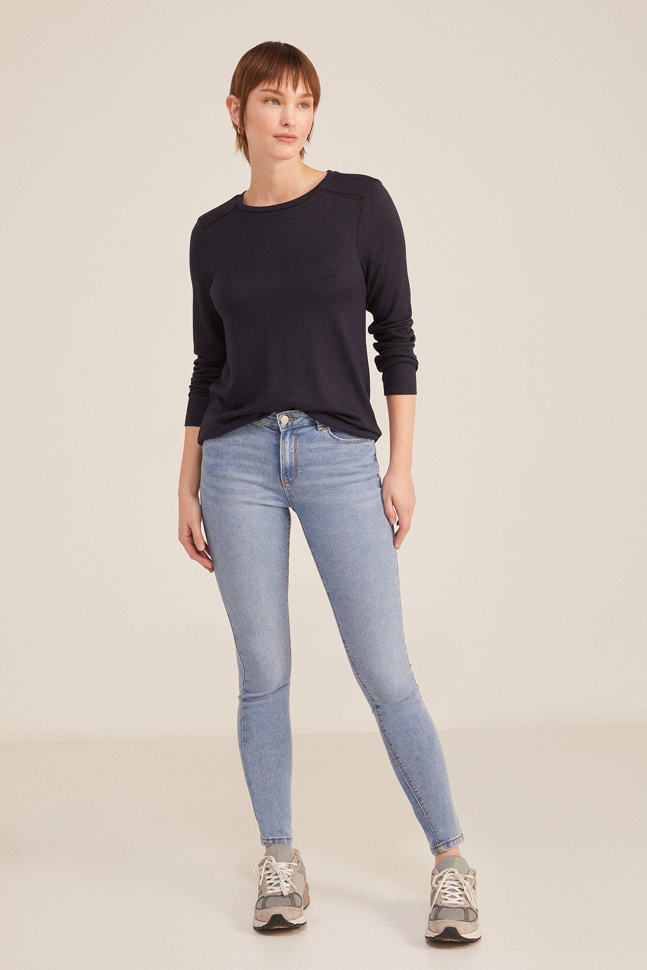Sustainable wash slim jeans
