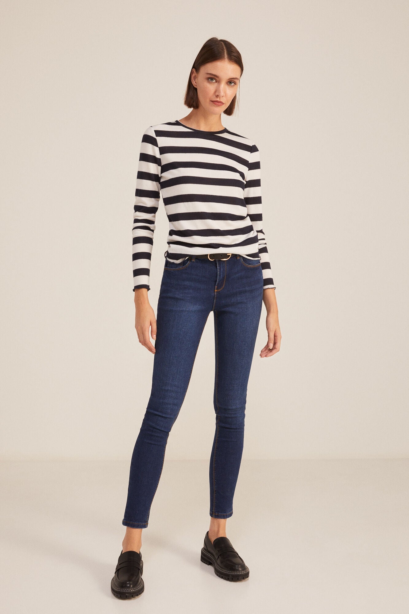 Sustainable wash slim jeans