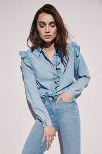 Sustainable wash push-up jeans