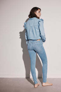 Sustainable wash push-up jeans