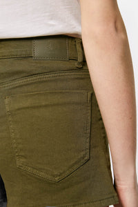 Sustainable wash coloured denim shorts