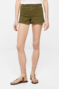 Sustainable wash coloured denim shorts