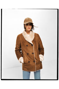 Double-Breasted Double-Faced Coat