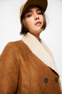 Double-Breasted Double-Faced Coat