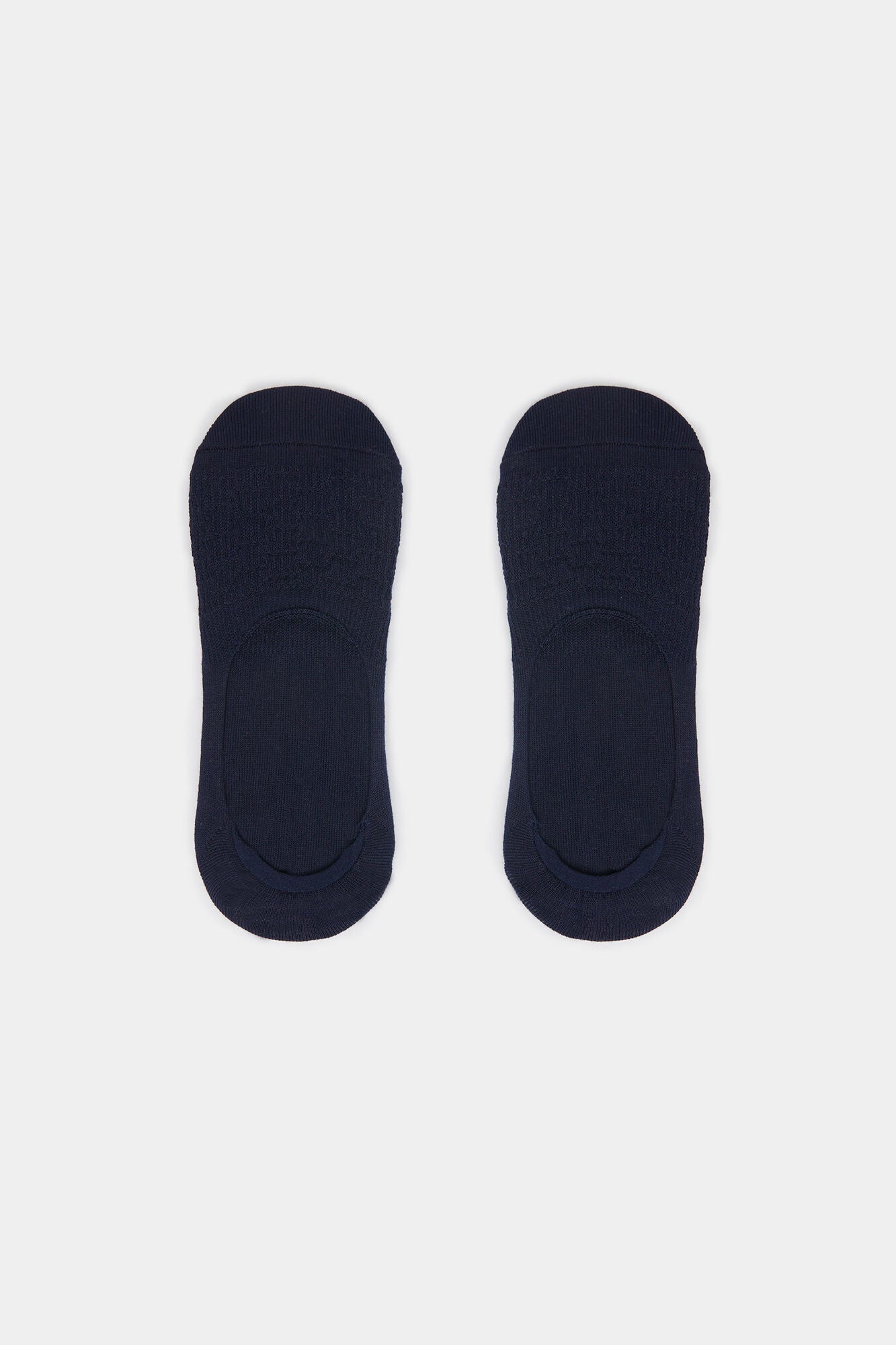 Textured no-show socks