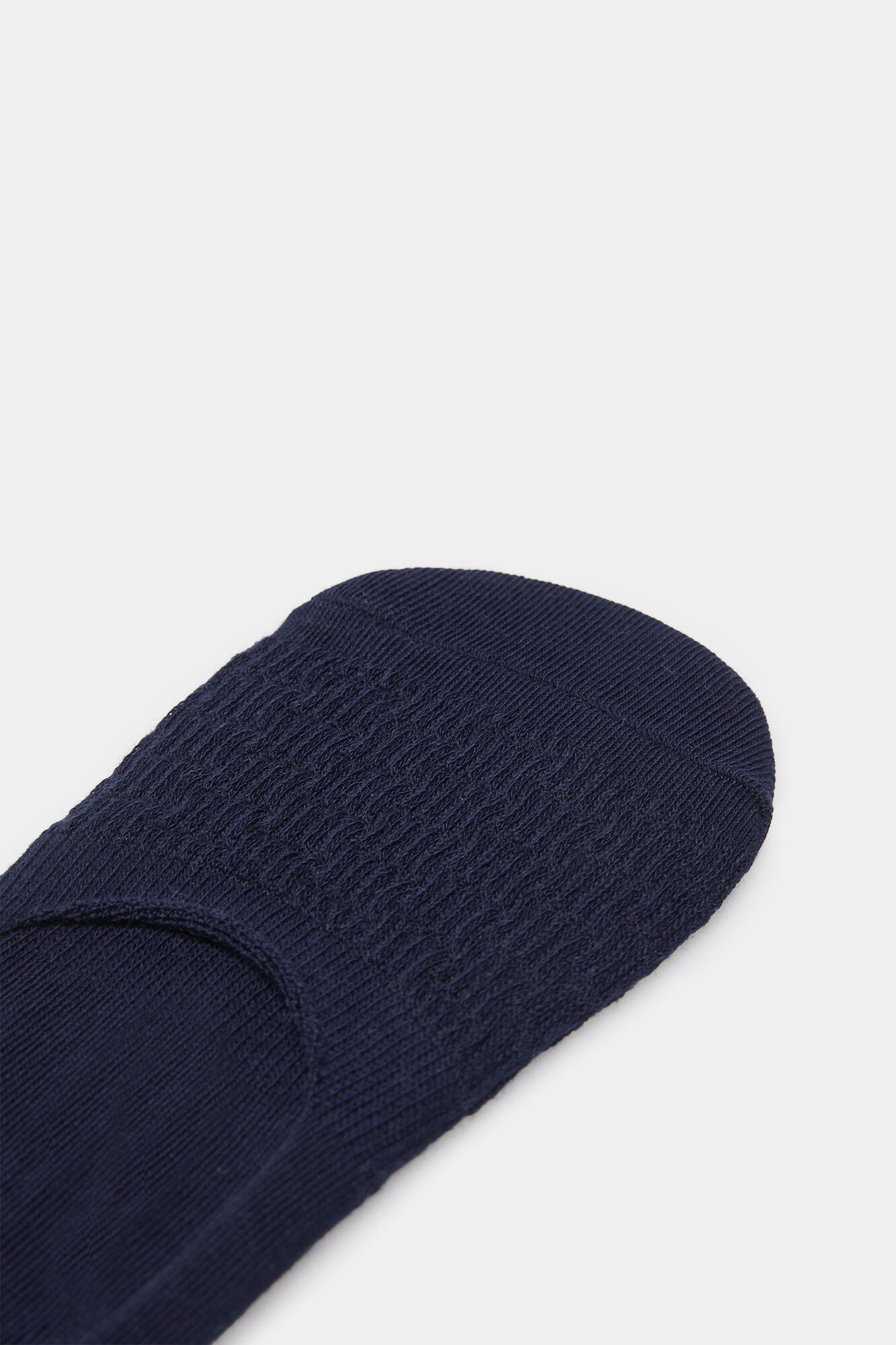 Textured no-show socks