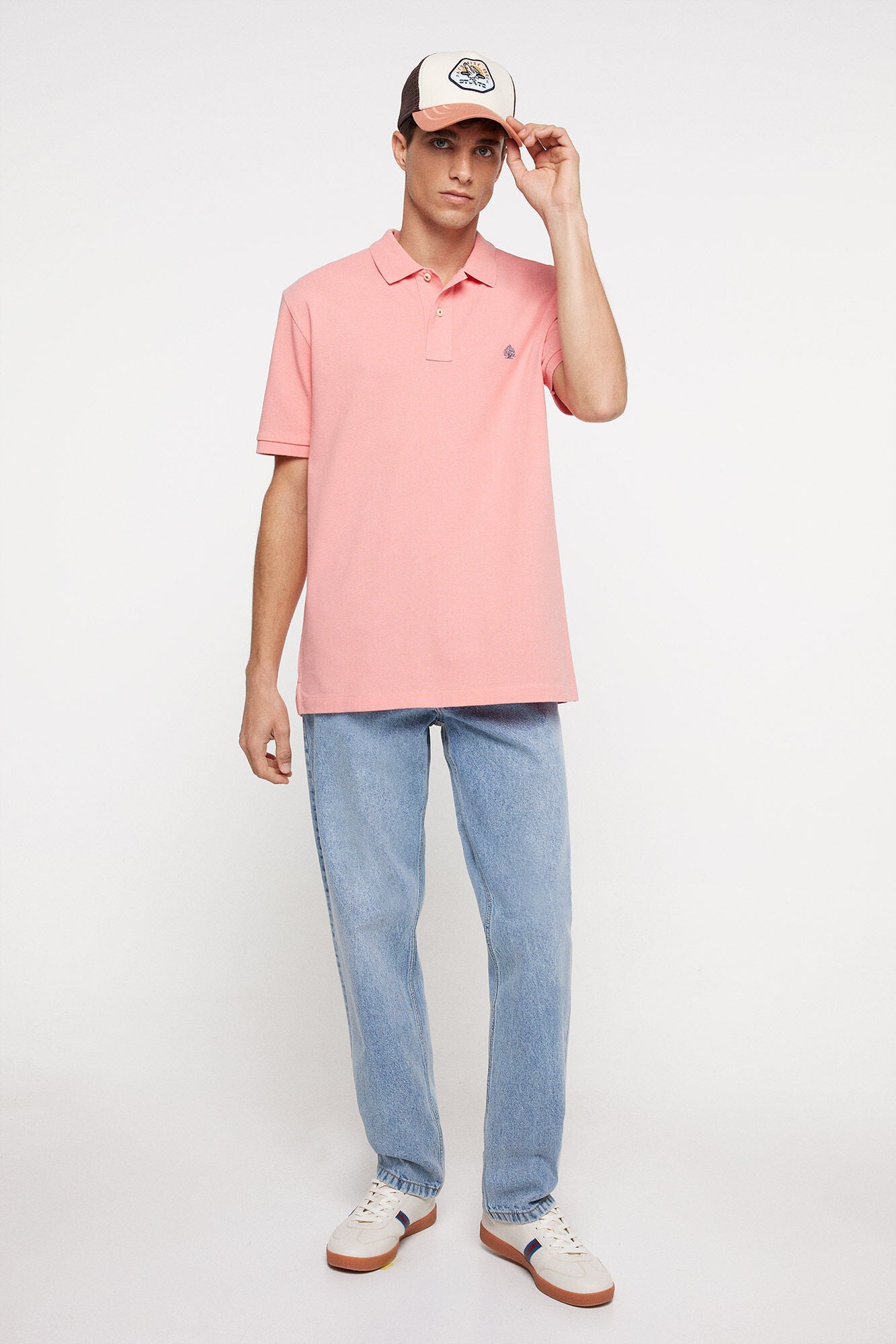 Basic piqué polo shirt