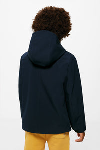 Boy's short softshell parka