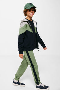 Boy's contrast joggers