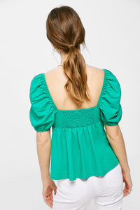 Knot neckline blouse
